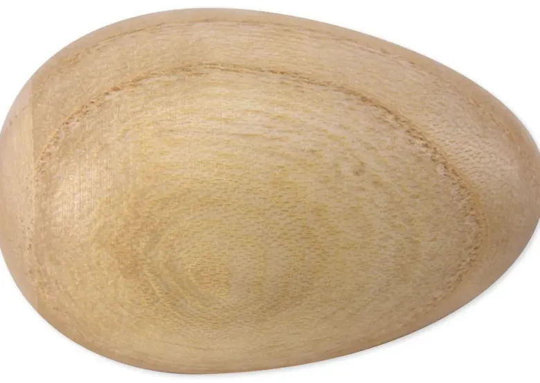 Egg-Shaker aus Holz, 6 cm