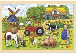 Einlegepuzzle "Bauernhof", 24-tlg.