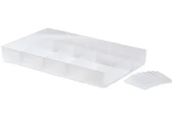 Einsatz für Kunststoff-Box stapelbar, transparent A4/A4 XL