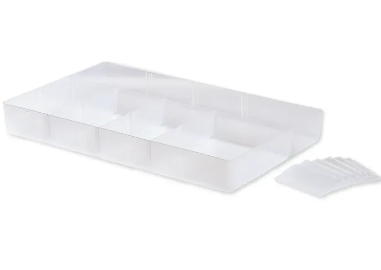 Einsatz für Kunststoff-Box stapelbar, transparent A4/A4 XL