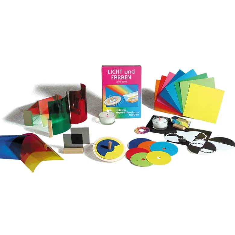 Experimentier-Set "Licht und Farben", 58-tlg.