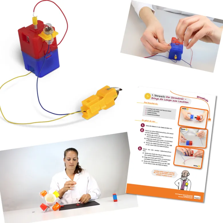 Experimentier-Set "Strom und erneuerbare Energien", 47-tlg.