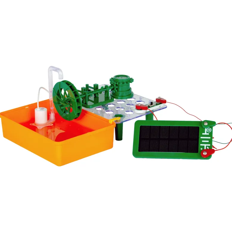 Experimentier-Set "Wassermühle mit Solarpumpe", 15-tlg.