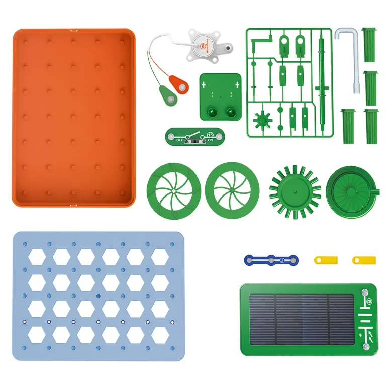 Experimentier-Set "Wassermühle mit Solarpumpe", 15-tlg.