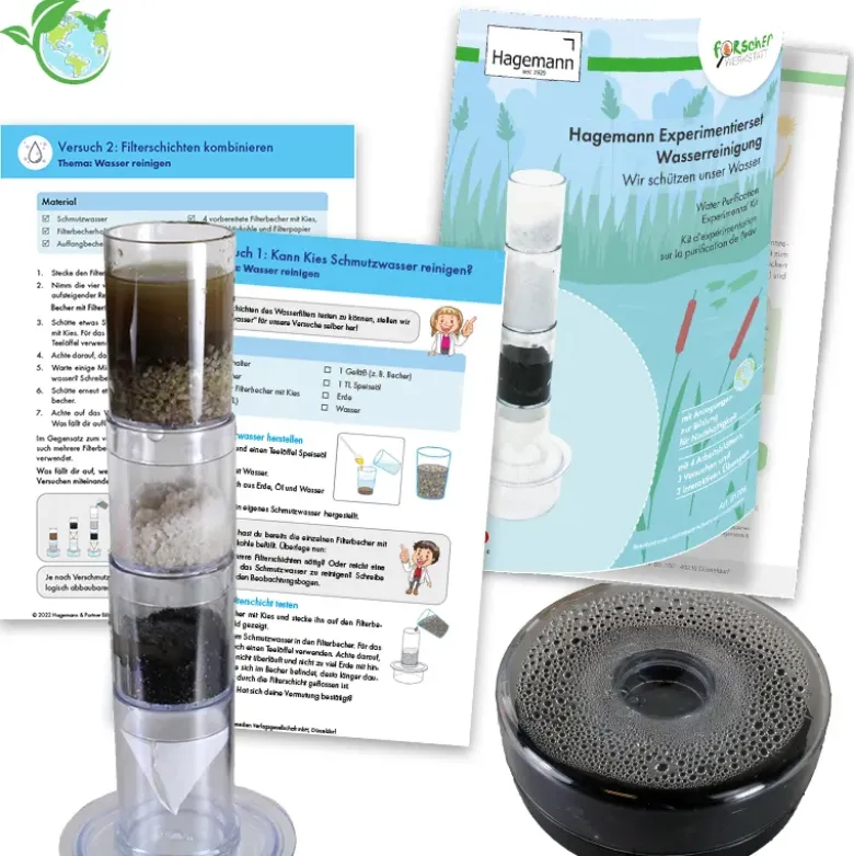 Experimentier-Set "Wasserreinigung", 9-tlg.