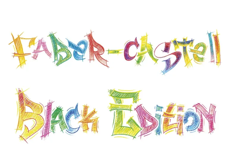 Faber-Castell Black Edition Buntstifte, 12 Stück