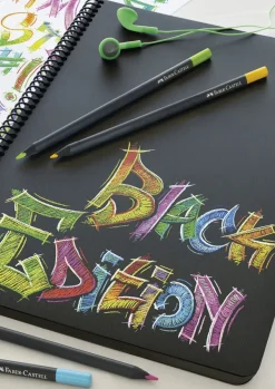 Faber-Castell Black Edition Buntstifte, 12 Stück