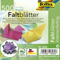 Faltblätter 10x10 cm, 500 Blatt