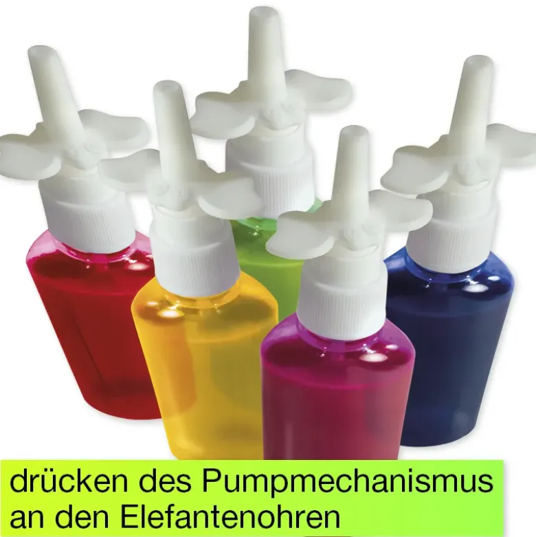 Farb-Sprühfläschchen, 5-tlg.
