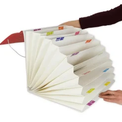 Fächermappe aus Pappe A4-Plus, farbig
