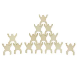 Figuren-Stapelspiel aus Holz, 36-tlg. im Beutel