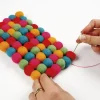 Filz-Kugeln 2 cm ø, 64 Stück