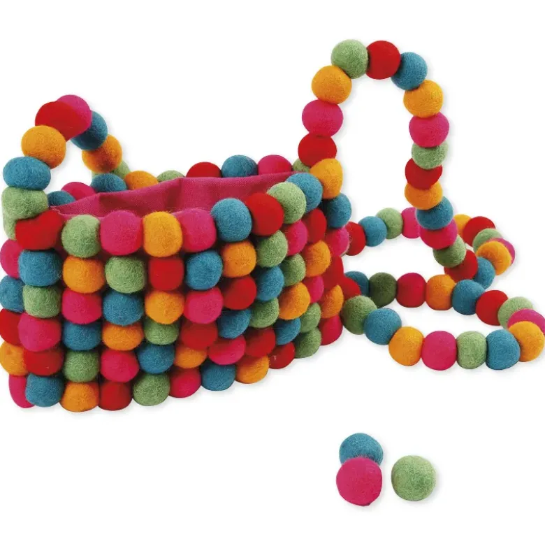 Filz-Kugeln 2 cm ø, 64 Stück