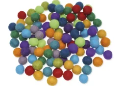 Filzkugeln "Kunterbunt", 2 cm ø, 12 Farben, 120 Stück
