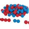 Filzkugeln rot/blau, 100-tlg.