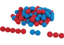 Filzkugeln rot/blau, 100-tlg.