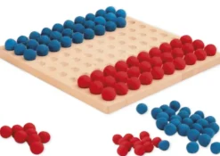 Filzkugeln rot/blau, 100-tlg.