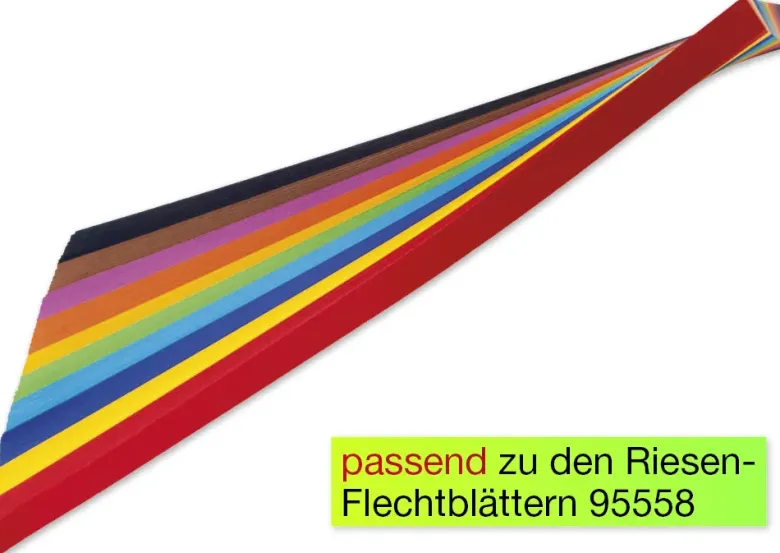Flechtstreifen 50x1,5 cm, 200 Stück