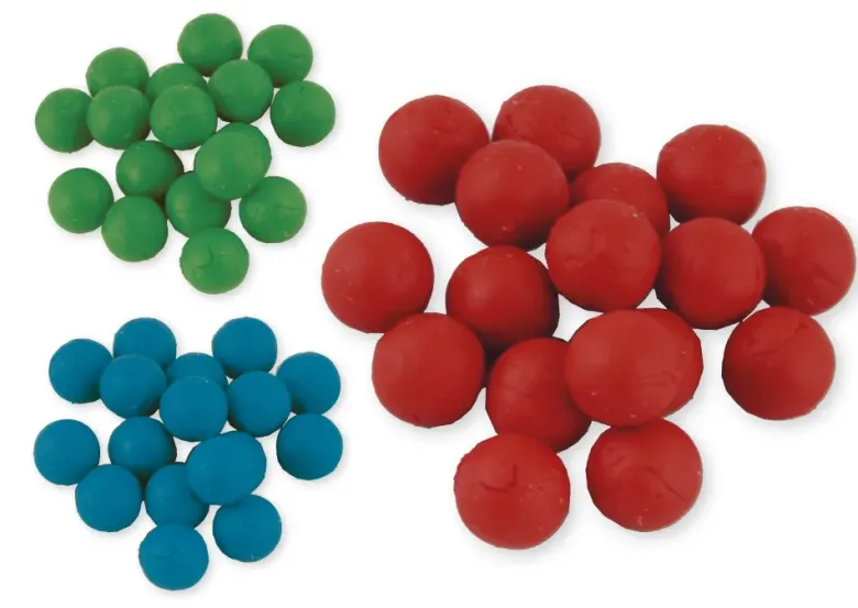 Flüster-Kugeln für Schüttelbox, 50 Stück