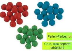 Flüster-Schüttelbox 3-tlg., mit 20 Perlen