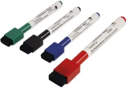 Folienstift Non Permanent mit Filzwischer + Magnet