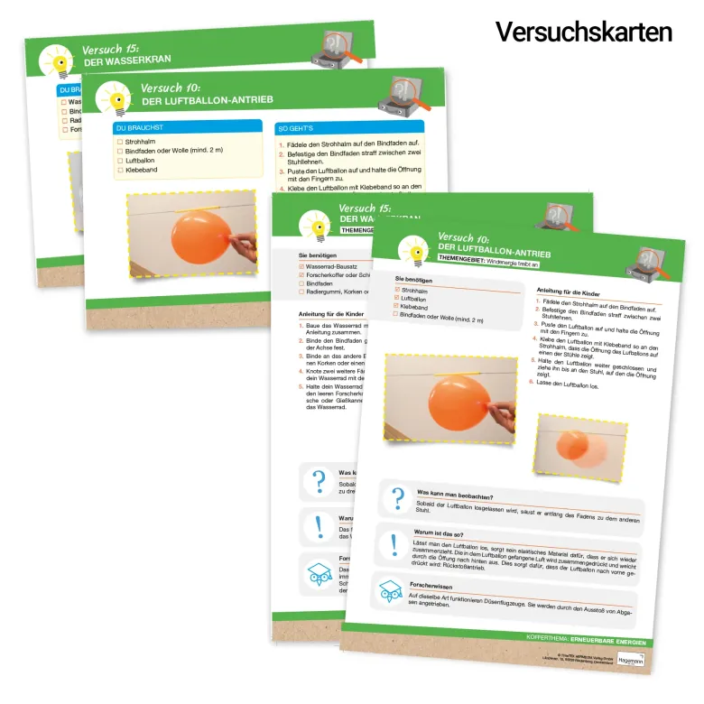 Forscherkoffer "Erneuerbare Energien", 83-tlg.