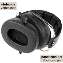 Gehör-Schutz für Kinder "Auris Plus" schwarz, 24,3 dB