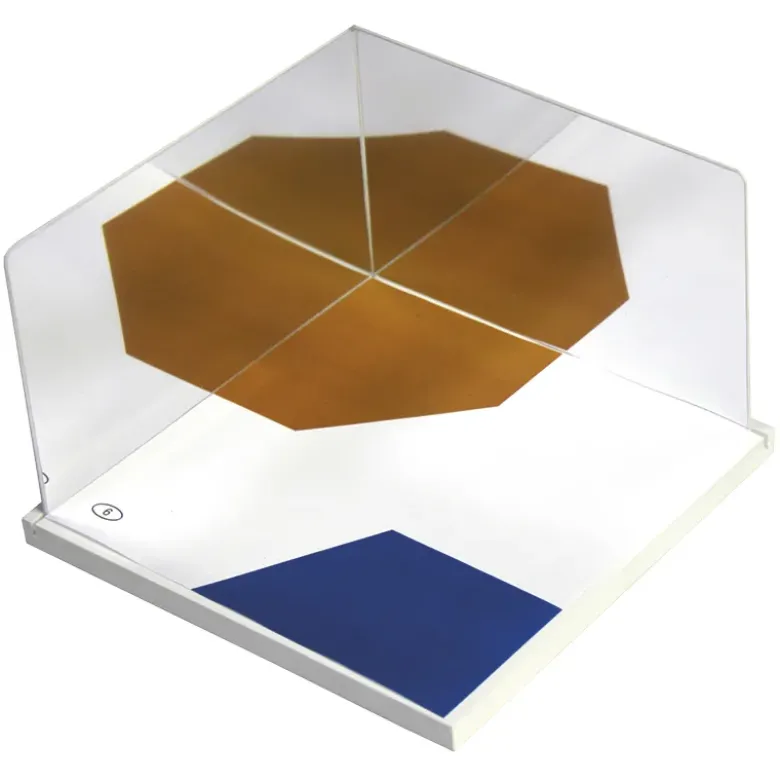 Geometrie-Eckspiegel mit Grundplatte, 18-tlg.