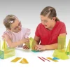 Geometrie-Körpersatz mit Mittelachse und Querschnitt, transparent, 29-tlg.