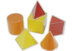 Geometrie-Körper Set L mit Flächenabwicklung 12-tlg.