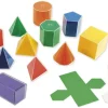 Geometrie-Körper Set mit Flächenabwicklung 22-tlg.