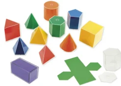 Geometrie-Körper Set mit Flächenabwicklung 22-tlg.