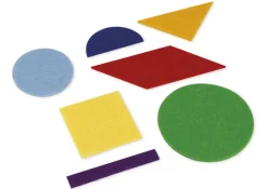 Geometrische Flächen aus Filz, 196-tlg.