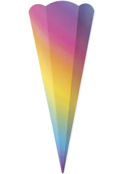 Geschwister-Schultüte "Regenbogen", 41 cm hoch, 5 Stück