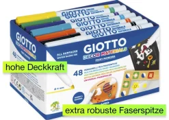 GIOTTO Decor Universal-Fasermaler, 48-tlg.