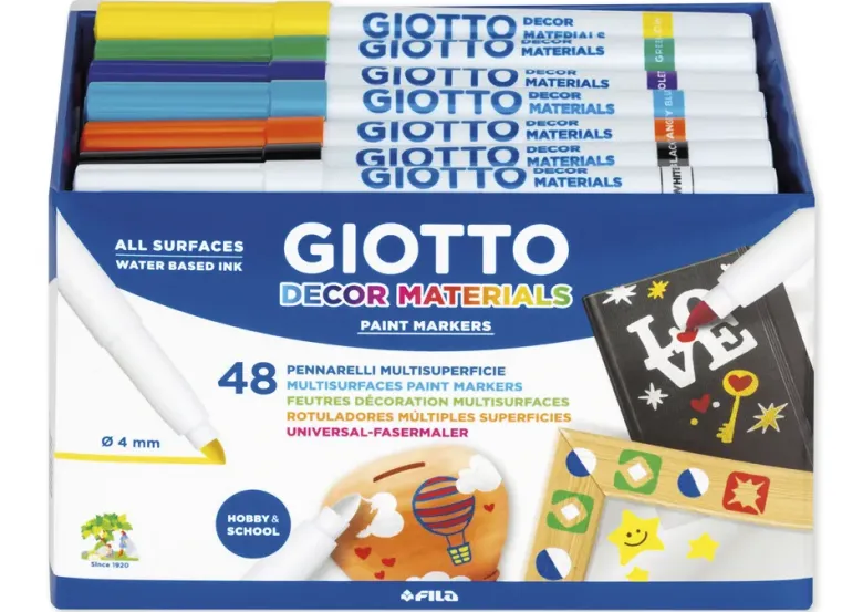GIOTTO Decor Universal-Fasermaler, 48-tlg.