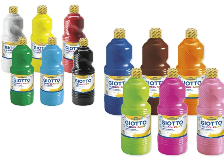 GIOTTO Kita- und Schulmalfarbe, 6 x 1 L