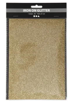 Glitzer-Bügelfolie, 148x210 mm