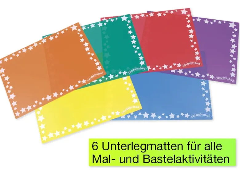 Große Unterlegmatten, 6 Stück