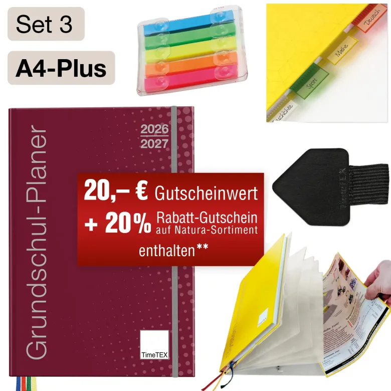 Grundschul-Planer-Set 2026/2027 A4-Plus