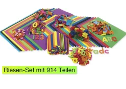 Gruppen-Bastelset Moosgummi groß, 914-tlg.