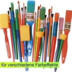 Gruppen-Set Bunte Pinsel, 25-tlg.