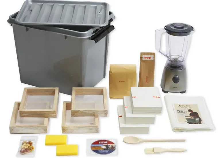 Gruppen-Set Papierschöpfen mit elektrischem Mixer, 35-tlg.