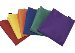 Gruppen-Westen aus Nylon, 6-tlg., farbig sortiert