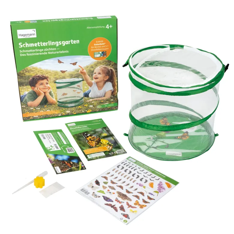Gutschein-Set "Schmetterlingsgarten", für 5-7 Raupen