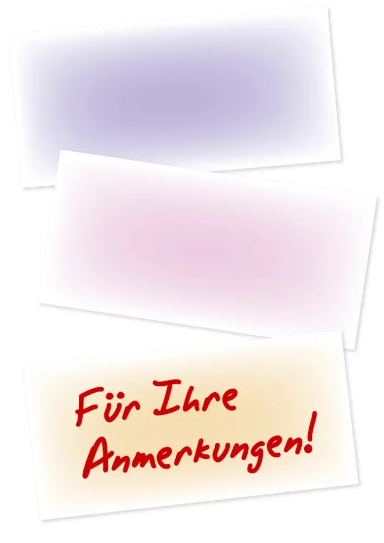 Haftnotiz-Blöcke „Stundenfelder A4“ S, 6 Blöcke
