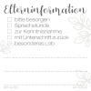 Haftnotiz-Block "Elterninformation", 65x65 mm, 100 Blatt