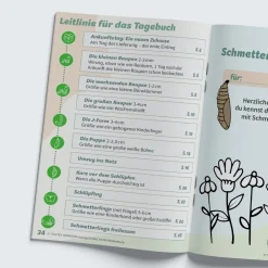 Hagemann Schmetterlings-Tagebuch A5, 36 Seiten