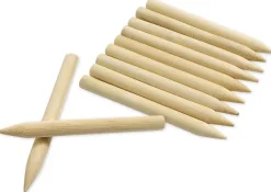 Holzstäbchen für Kratzpapier, 48-tlg.