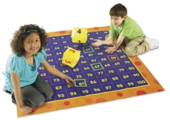 Hunderter-Spielmatte aus Vinyl, 120 x 120 cm